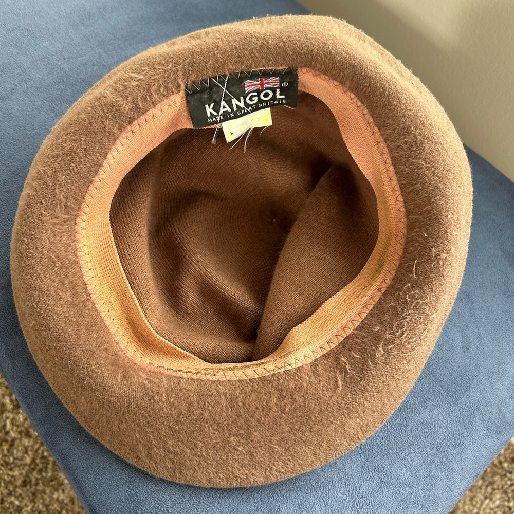 VNTG Kangol Brown Wool Hat - Picture 12 of 12